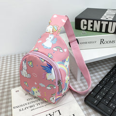 Kids Mini Crossbody Dinosaur Unicorn Nylon Chest Bag