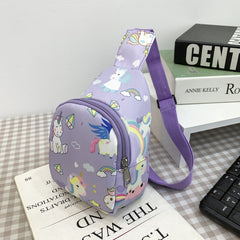Kids Mini Crossbody Dinosaur Unicorn Nylon Chest Bag