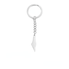 Hebrew Map Keychain Stainless Steel Pendant