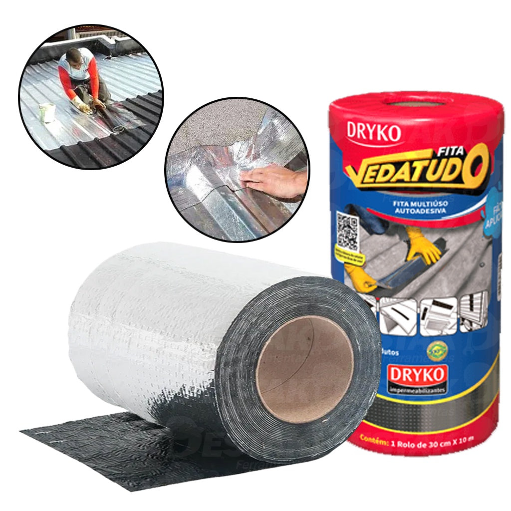 Waterproof Asphalt Sealed Tape Self Adhesive 10m