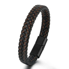 Vintage Cowhide Leather Multilayer Bracelet For Men