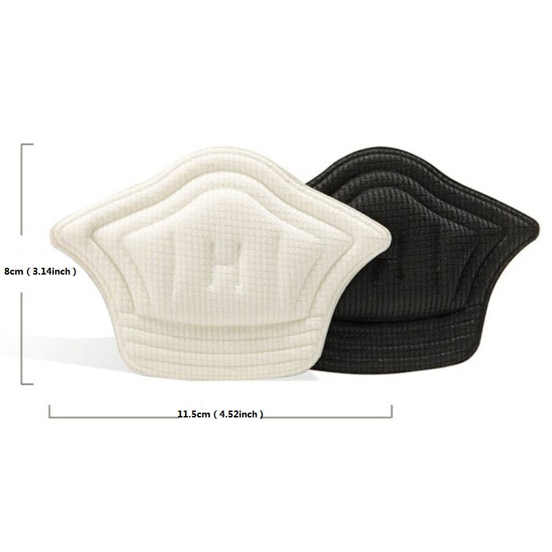 2pcs Heel Pads for Sport Shoes Antiwear Feet Pad Cushion Insert Insole
