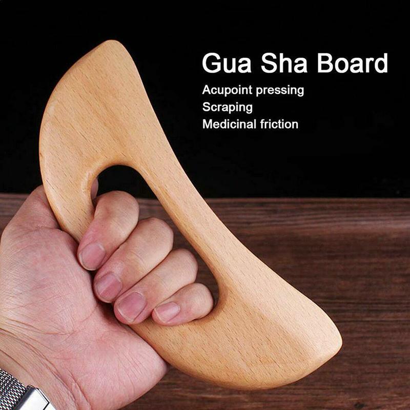 Wooden Gua Sha Tool Scraping Board for Massage Therapy