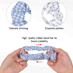 5pcs Hair Scrunchies Elastic Hair Bobbles Hair Ties Ponytail Holder