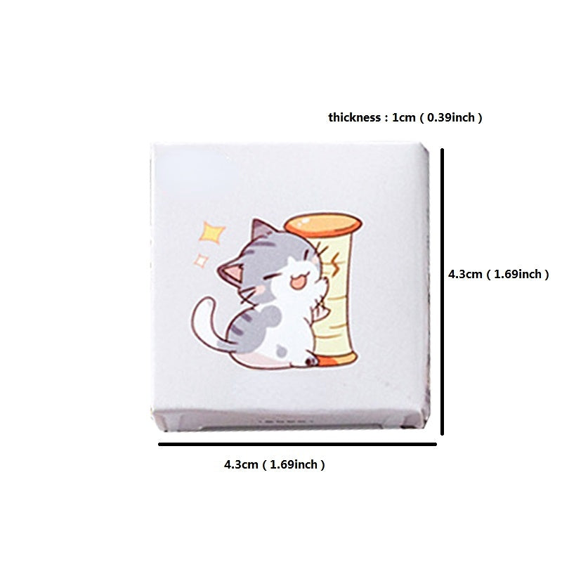 45pcs Cat Decorative Stickers for Diaries & School Supplies