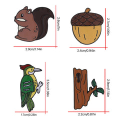 Animal Shaped Alloy Pins for Boys - Fun Holiday Gift