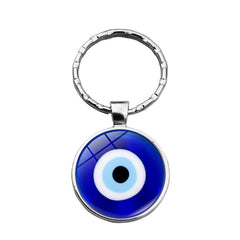 Devil Eye Key Chain Pendant Creative DIY Key Ring Accessories