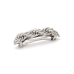 Twisted Punk Hair Clip Golden Silver Geometric Hairpin Chain Barrette