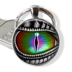 Dragon Eye Time Gemstone Keychain