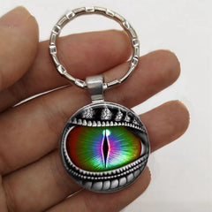 Dragon Eye Time Gemstone Keychain