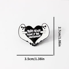 Creative Pop Enamel Pin Lapel Badges Brooch Funny Jewelry