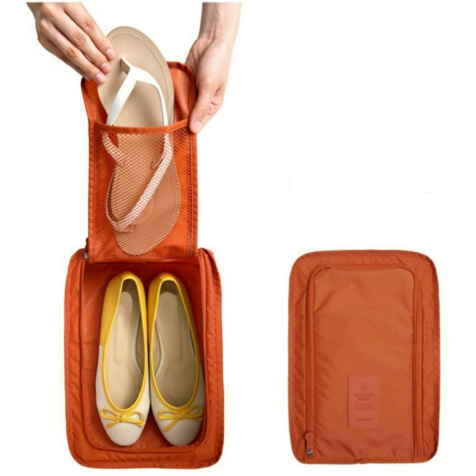 Portable Shoes Zipper Bag Lightweight Dustproof Organizer
