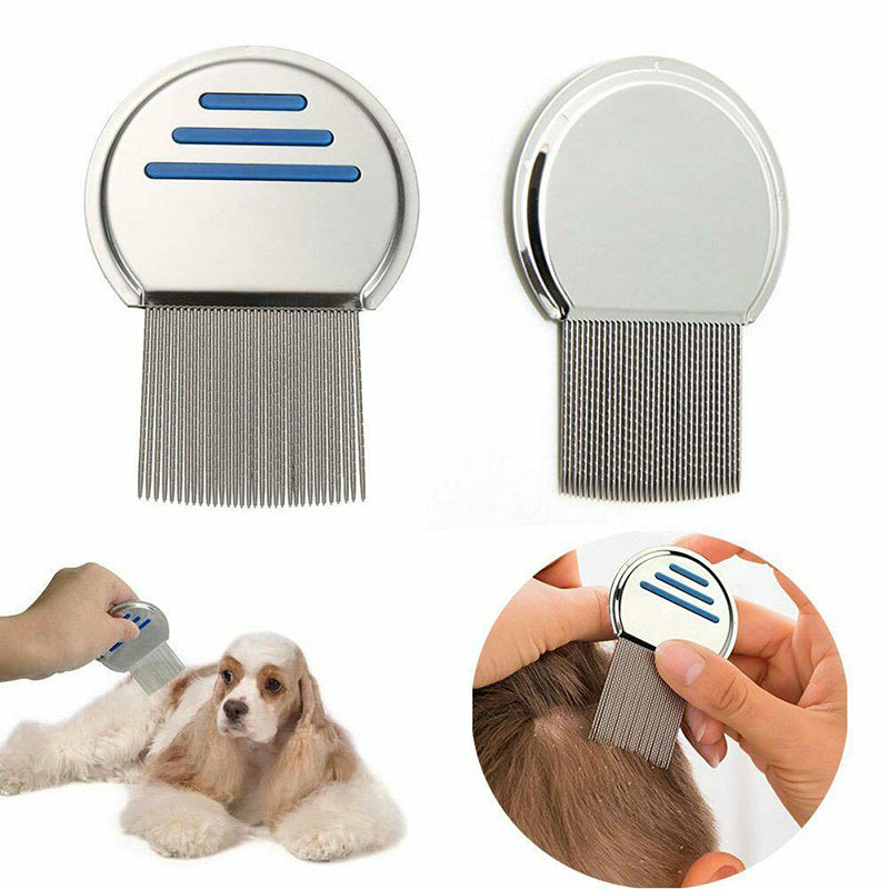 Stainless Steel Lice & Dog Comb for Easy Removal of Lice & Tangles