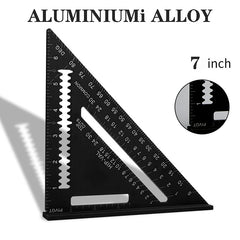 17 78 Cm Triangle Ruler High Precision Aluminum Alloy Triangle Ruler