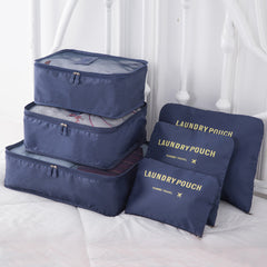 6pcs Travel Storage Bag Set Clothes Shoes Case Outdoor Camping Travel