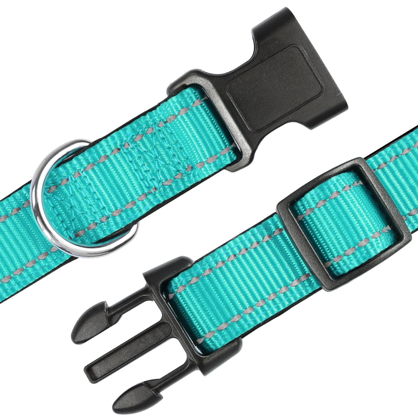 JOYTALE Reflective Dog Collar Neoprene Padded Nylon Pet Collar for Safety