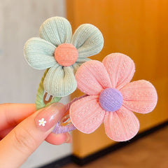 2pcs Baby Girls Flower Hair Clips Hair Pins Accessories