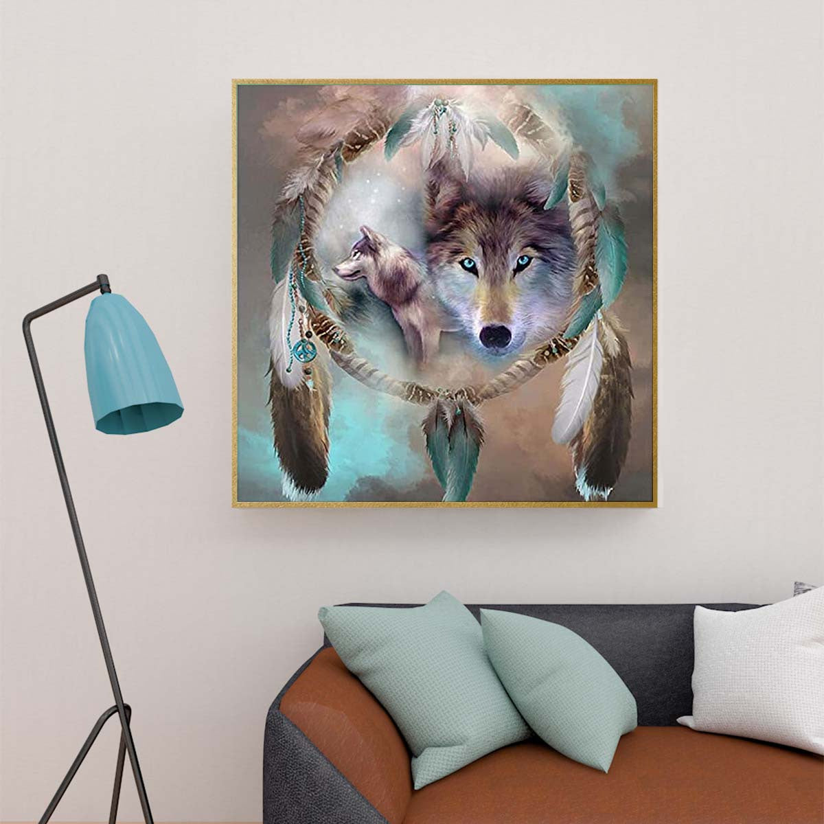 Wolf 5D Diamond Painting Kit for Adults 30x30cm