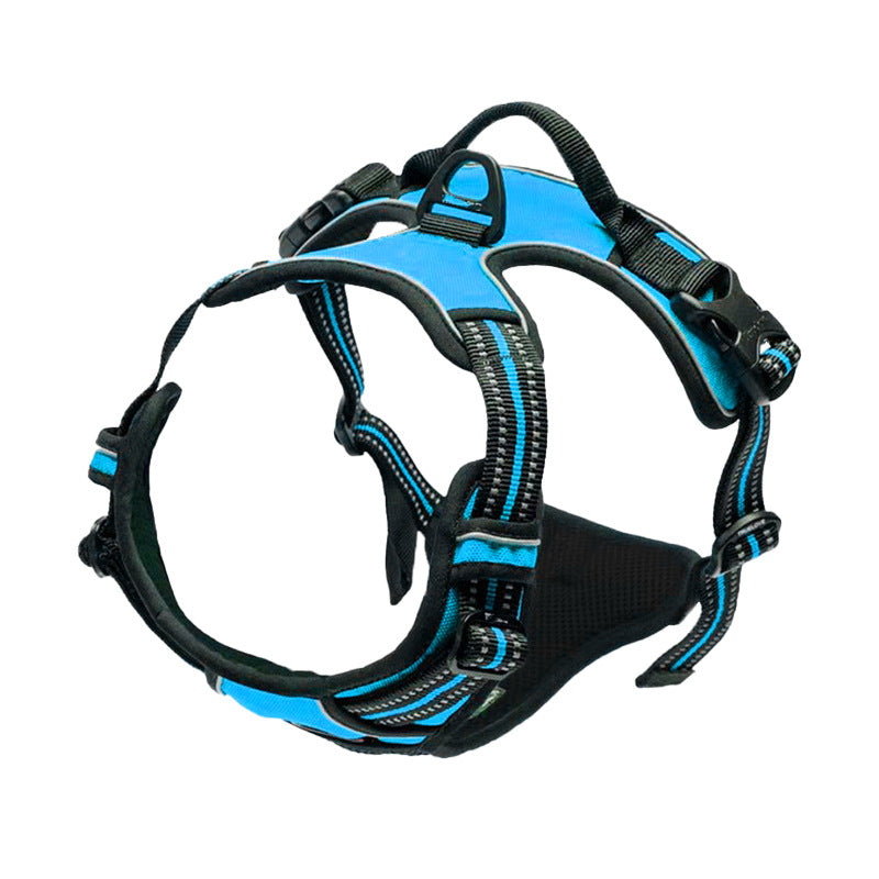 Reflective Dog Chest Strap Adjustable Pull Resistant Pet Vest
