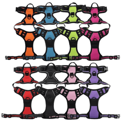 Reflective Dog Chest Strap Adjustable Pull Resistant Pet Vest
