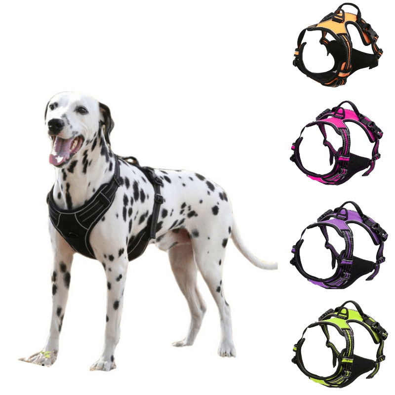 Reflective Dog Chest Strap Adjustable Pull Resistant Pet Vest