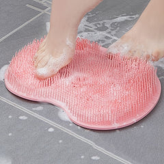 Non Slip Shower Foot Scrubber Massager with Exfoliation Cushion