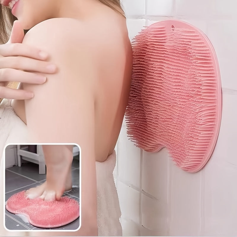 Non Slip Shower Foot Scrubber Massager with Exfoliation Cushion