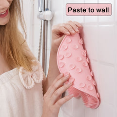 Non Slip Shower Foot Scrubber Massager with Exfoliation Cushion