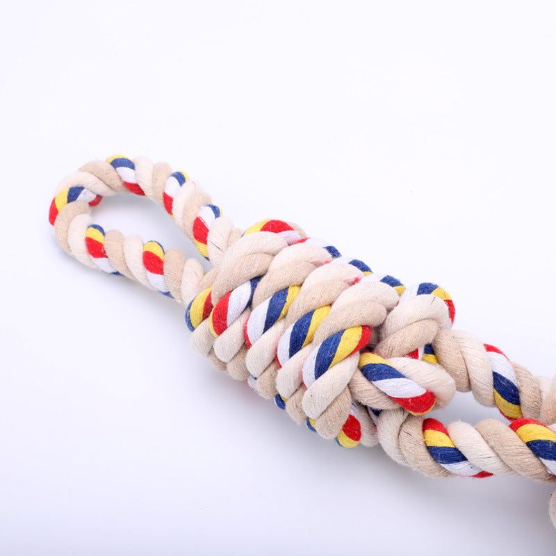 Large Dog Cotton Rope Toy Interactive Molar Toy