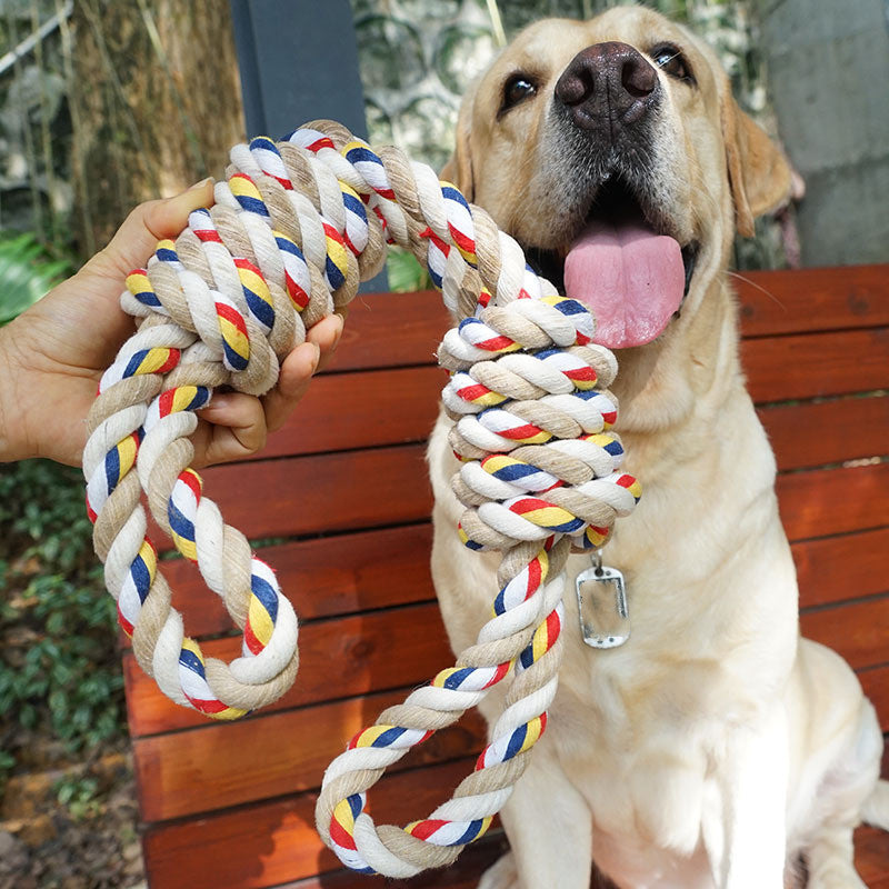 Large Dog Cotton Rope Toy Interactive Molar Toy