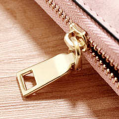 Women's Vintage Long Clutch Purse Faux Leather Coin Purse Zipper Bag