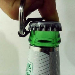 Stainless Steel Mini Bottle Opener Keychain for Camping