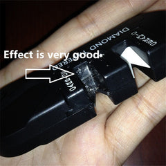 Professional 3 Stage Ceramic Carbide Diamond Sharpener for Food Trucks