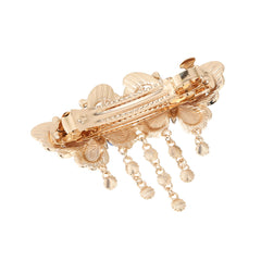Butterfly Rhinestone Hair Clips Metal Enamel Flower Vintage Hairpins With Tassel
