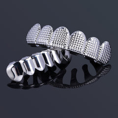 18k Gold Plated Hip Hop Grillz Set for Teeth