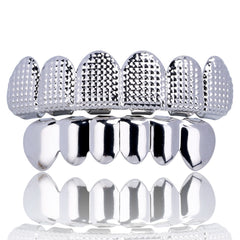 18k Gold Plated Hip Hop Grillz Set for Teeth