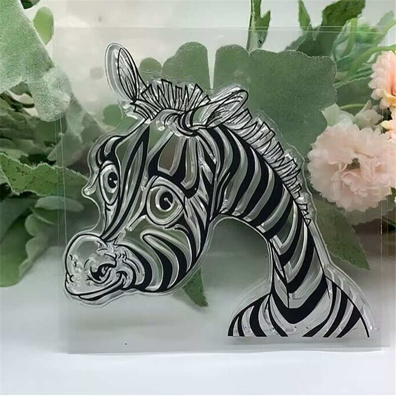 Animal Silicone Rubber Stamp & Metal Die Sheet Scrapbooking