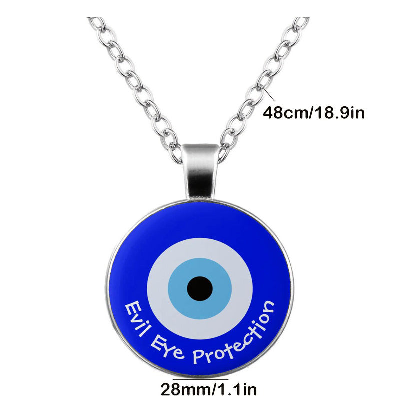 Evil Eye Protection Time Gemstone Keychain