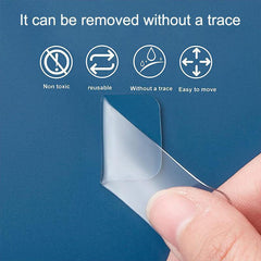 60pcs Clear Double Sided Adhesive Pads - Waterproof and Removable