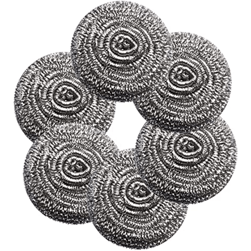 12pcs Stainless Steel Scrubber for Kitchen Bathroom and Floor