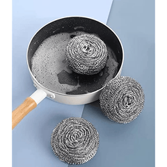 12pcs Stainless Steel Scrubber for Kitchen Bathroom and Floor