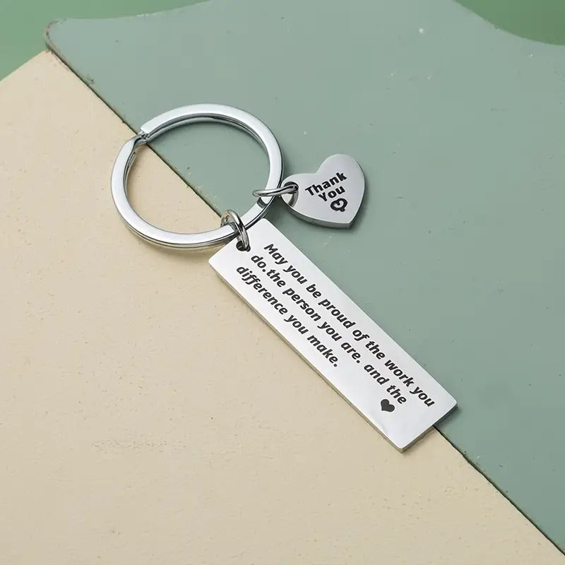 Stylish Letter Print Metal Bag Pendant for Gift