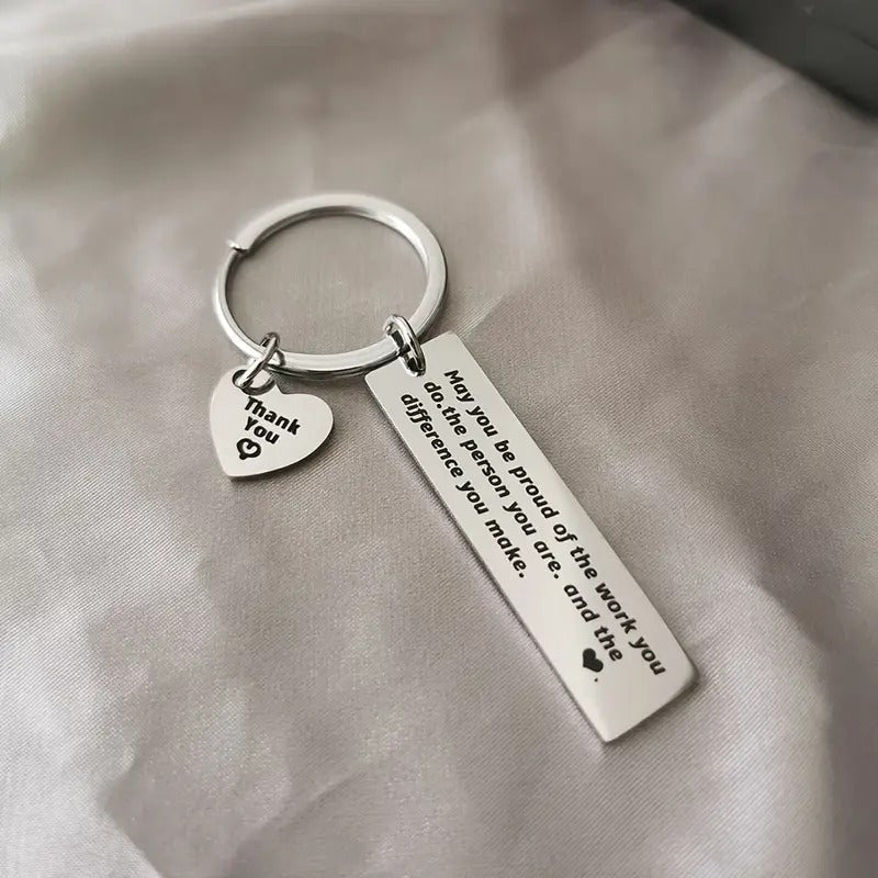 Stylish Letter Print Metal Bag Pendant for Gift