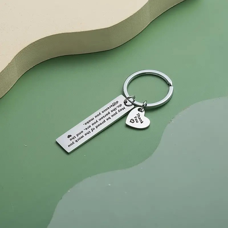 Stylish Letter Print Metal Bag Pendant for Gift