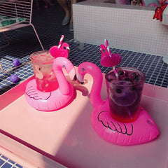Flamingo Inflatable Drink Holder for Pool Parties