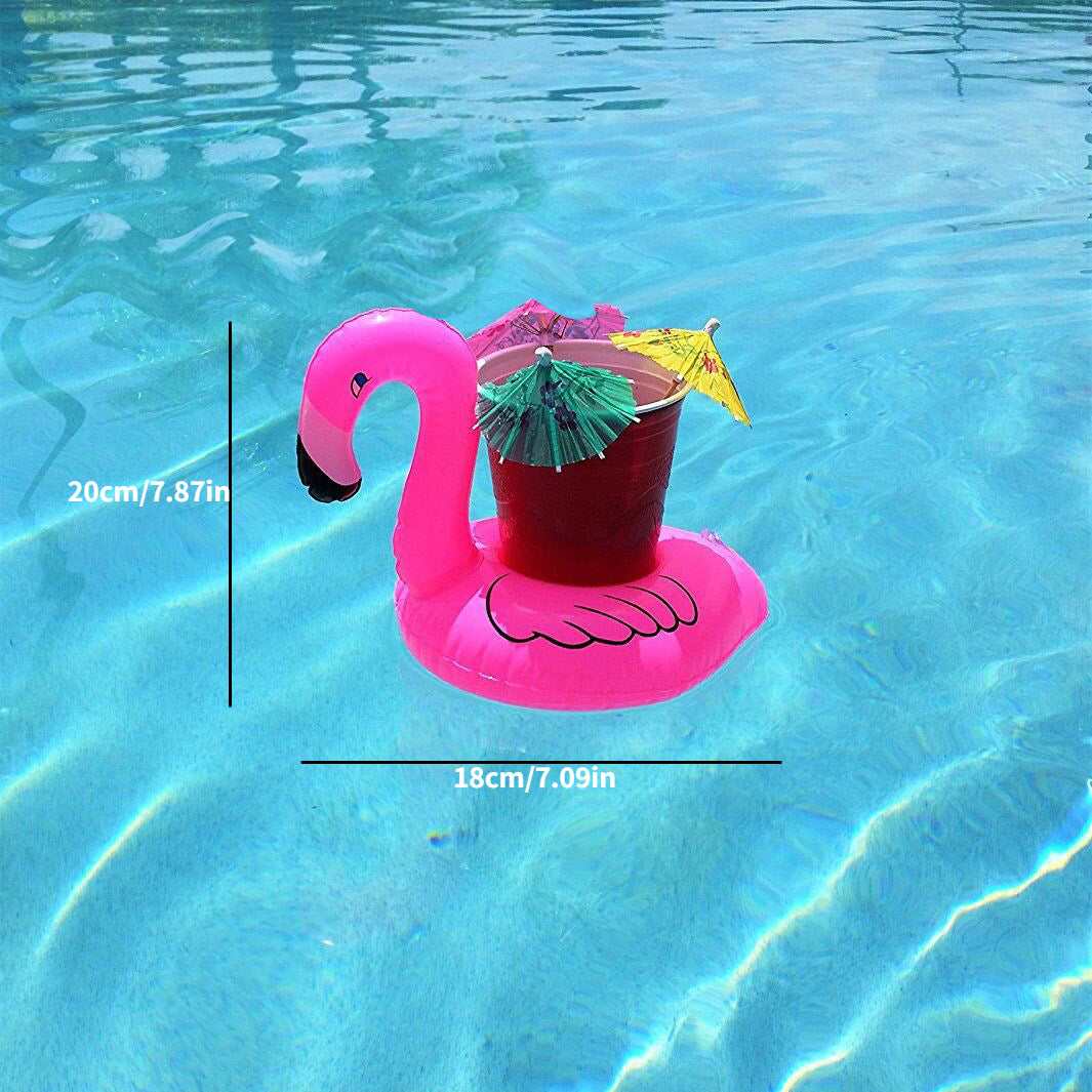 Flamingo Inflatable Drink Holder for Pool Parties
