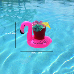 Flamingo Inflatable Drink Holder for Pool Parties