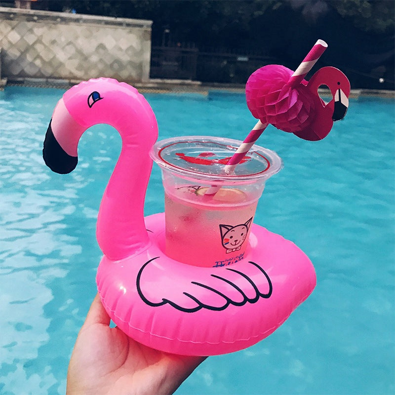 Flamingo Inflatable Drink Holder for Pool Parties