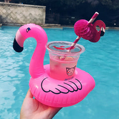 Flamingo Inflatable Drink Holder for Pool Parties