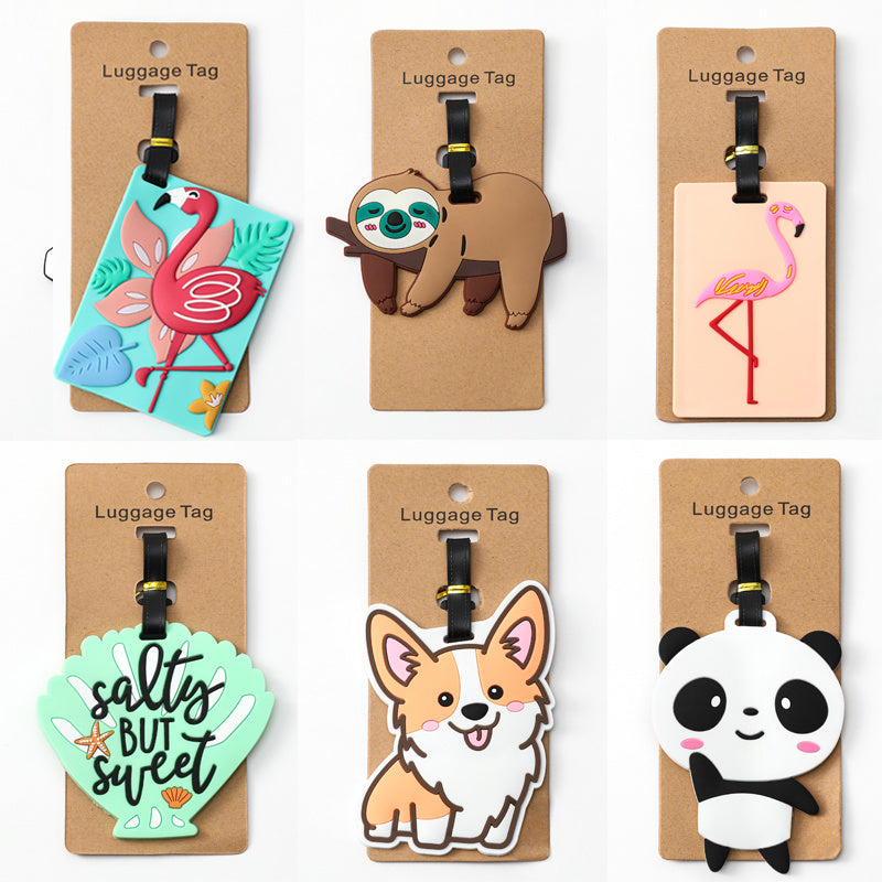 Silicon Travel Luggage Tag Creative Style ID Address Holder